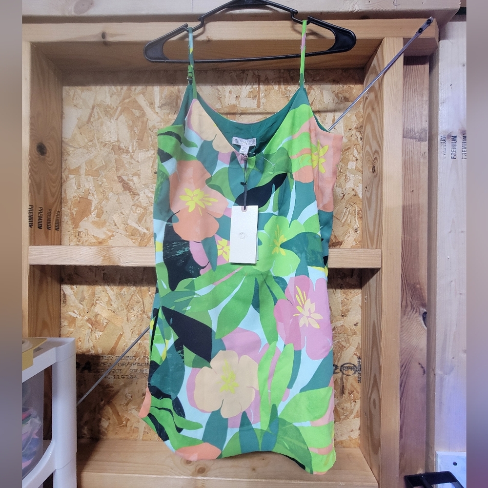 Eliane Rose NWT Floral Print Sleeveless Mini Dress Size Small